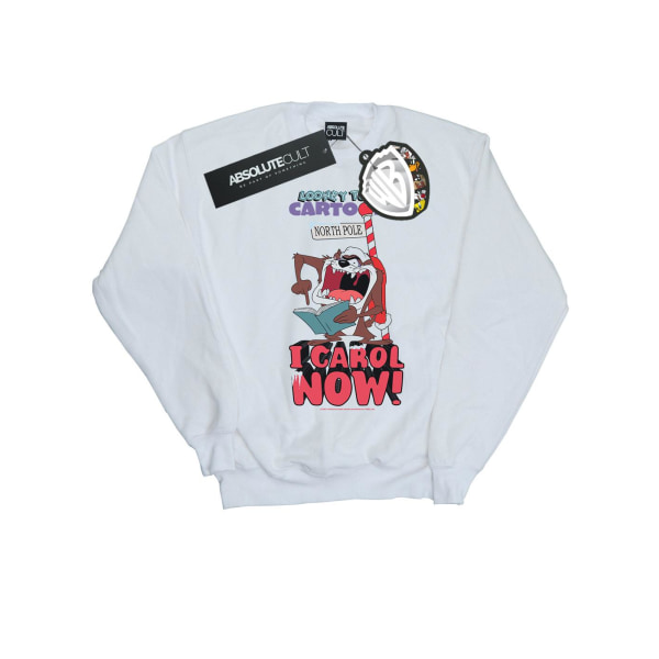 Looney Tunes Dam/Dam Taz I Carol Now Sweatshirt XL Vit White XL