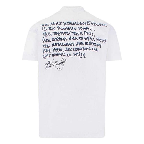 DSquared2 Herr Bob Marley T-Shirt S Vit White S