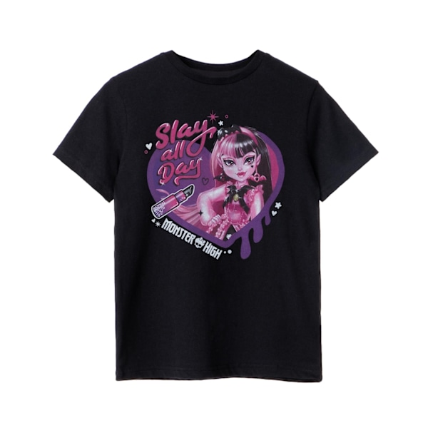 Monster High Girls Slay All Day T-shirt 5-6 år Svart Black 5-6 Years
