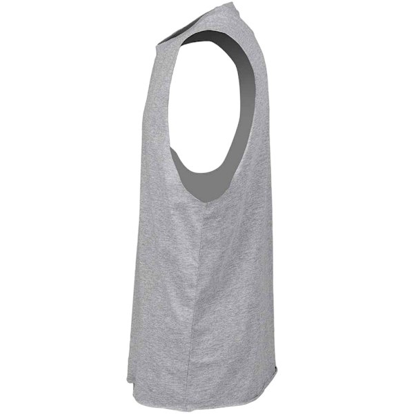 Skinni Fit Herr High-Neck Vest Top L Heather Grey Heather Grey L