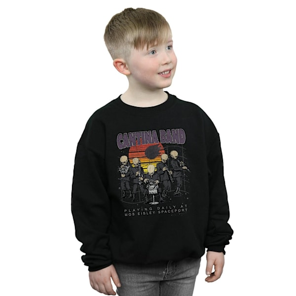 Star Wars Boys Cantina Spaceport Sweatshirt 9-11 år Svart Black 9-11 Years