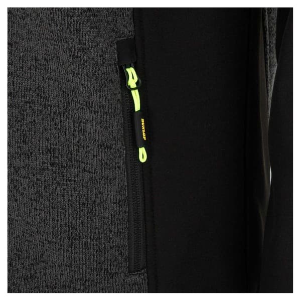 Dunlop Herr On Site Fleecejacka M Svart/Grå Black/Grey M