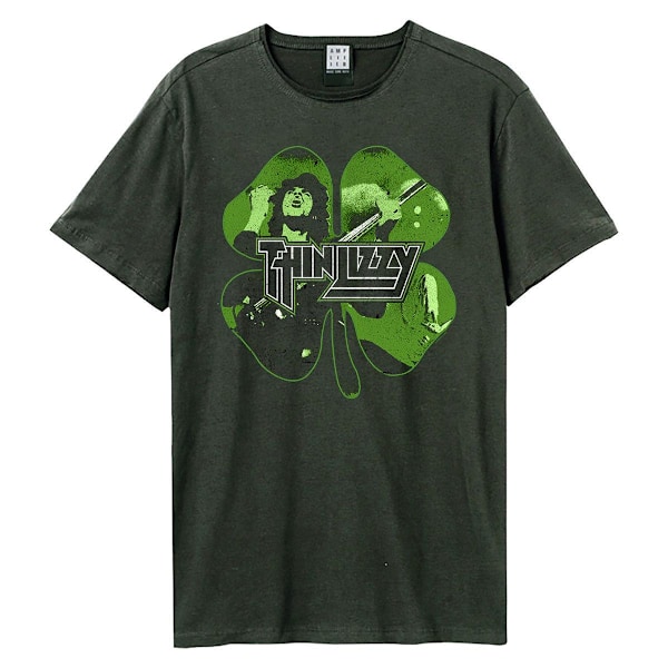Amplified Unisex Vuxen Shamrock Thin Lizzy T-Shirt XXL Kolgrå Charcoal XXL