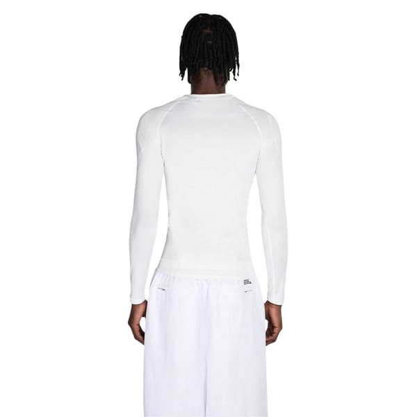 No Fear Herr Logotyp Raglan Långärmad T-shirt M Vit White M