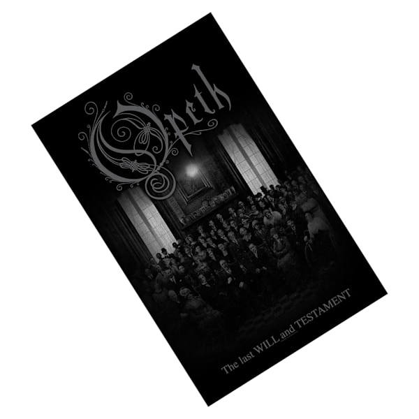 Opeth The Last Will And Testament Textilposter 106cm x 70cm B Black/Grey 106cm x 70cm