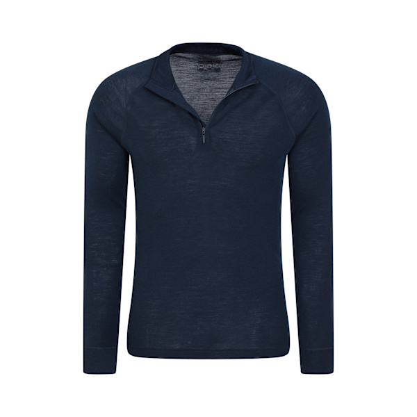 Mountain Warehouse Herr Merino II Baslager Topp 4XL Marinblå Navy 4XL