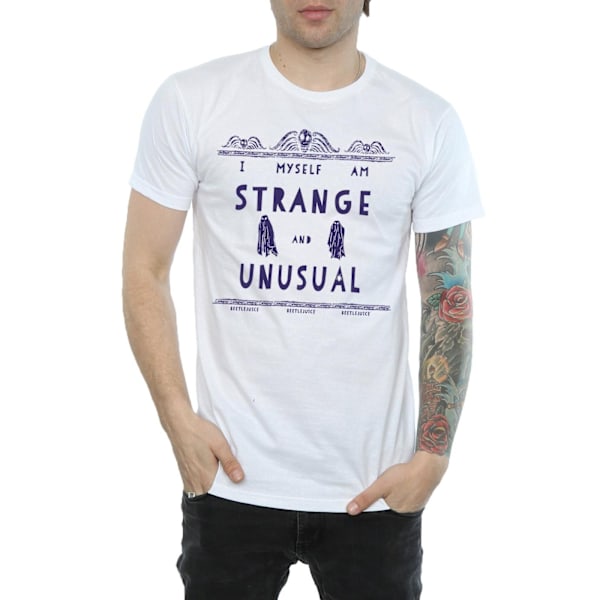 Beetlejuice Herr Strange And Unusual T-Shirt M Vit White M