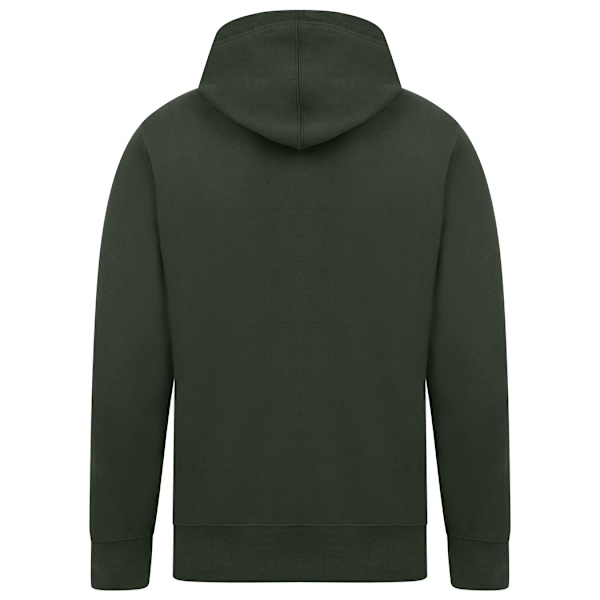 Casual Classics Herr Ringspun Bomulls Hoodie S Skogsgrön Forest Green S