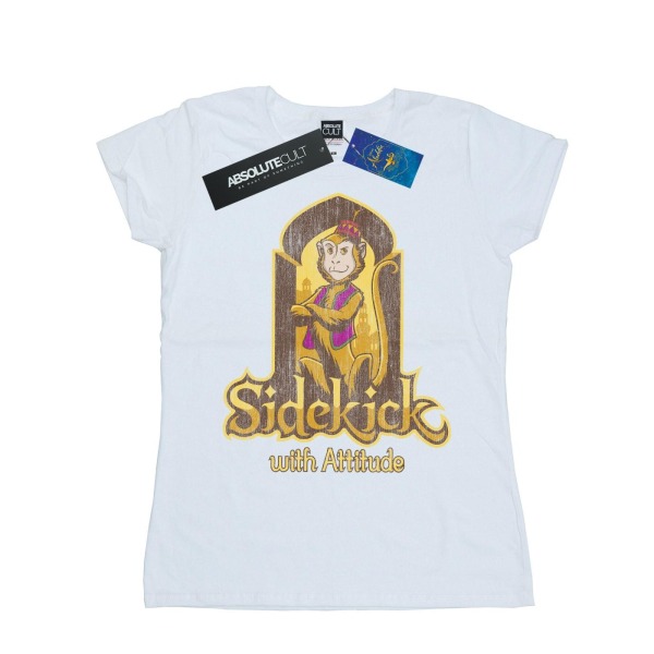 Disney Womens/Ladies Aladdin Film Abu Sidekick med attityd C White S