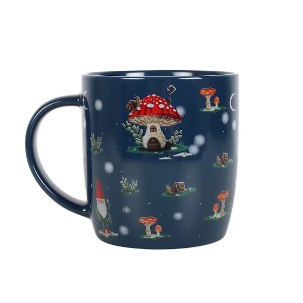 Something Different Gnome Sweet Gnome Tryckt Mugg En Storlek Marinblå Navy Blue One Size