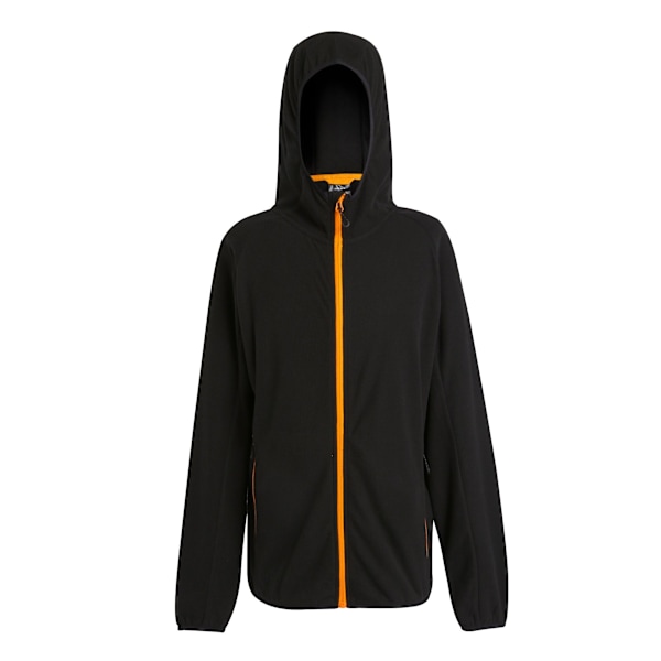 Regatta Navigate Full Zip Fleece Jacka Herr S Svart/Orange Pop Black/Orange Pop S