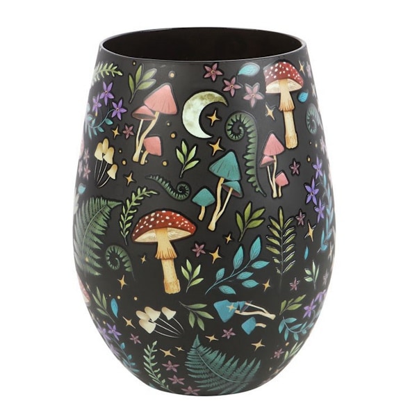 Something Different Dark Forest Tryckt Vinglas Utan Fot En Multicoloured One Size