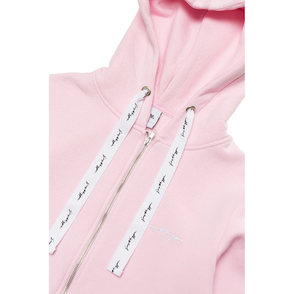 Hype Womens/Ladies Scribble Full Zip Hoodie 10 UK Rosa Pink 10 UK