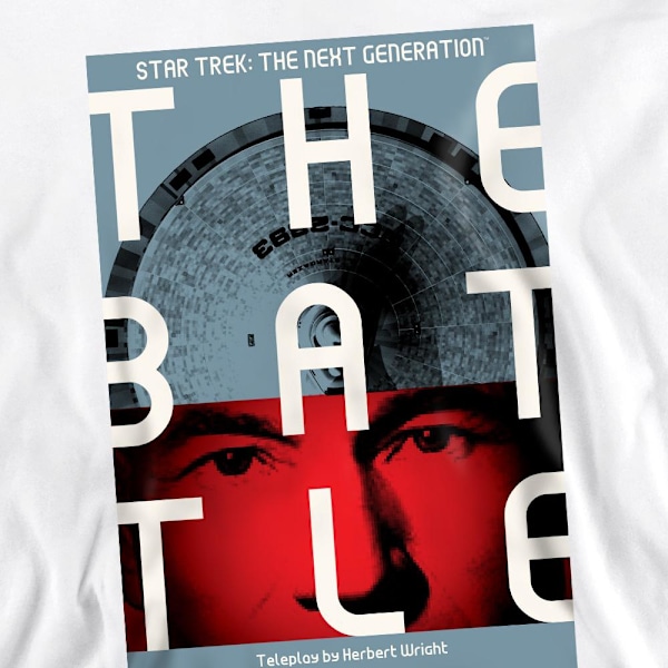 Star Trek Unisex Vuxen The Next Generation Säsong 1 Avsnitt 9 S White L