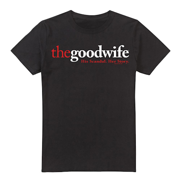 The Good Wife Herr Logo T-Shirt 3XL Svart Black 3XL