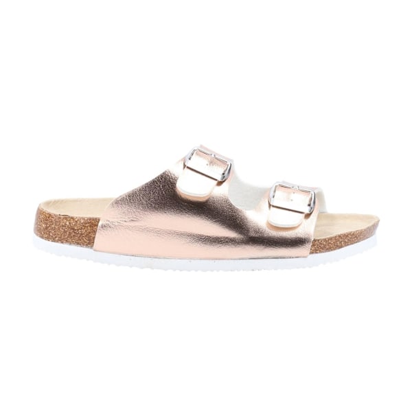 Divaz Dam/Dam Nimes Sliders 3 UK Rose Guld/Brun Rose Gold/Brown 3 UK