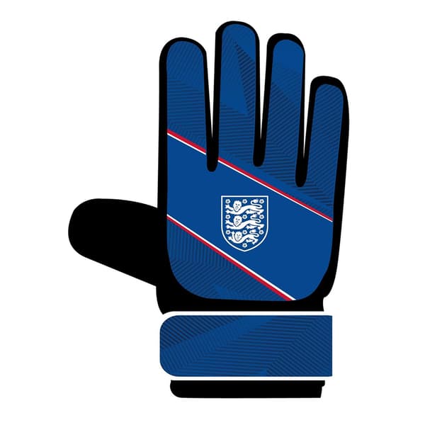 England FA Målvaktshandskar för tonåringar 7 Blå/Vit Blue/White 7