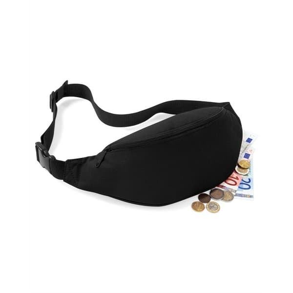 Bagbase Justerbar Bältesväska (2,5 Liter) One Size Svart Black One Size