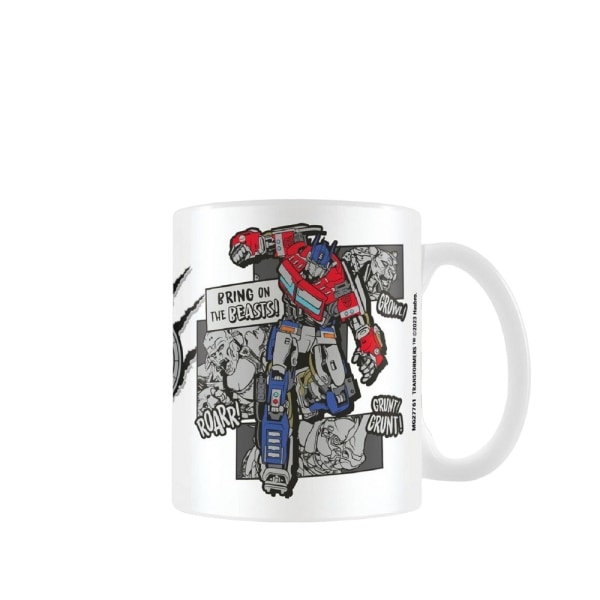 Transformers: Rise of the Beasts Bring On the Beasts Mugg En Si White/Grey One Size