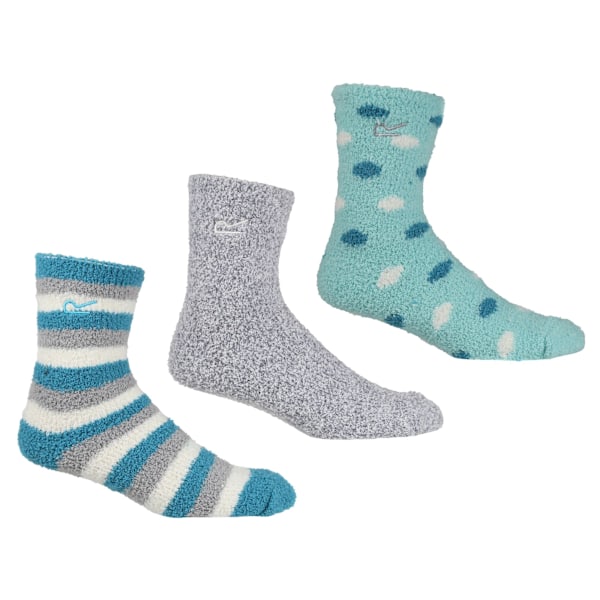 Regatta Dam/Dam Cosy Socks (3-pack) 6 UK-8 UK Marinblå/Duchess Navy/Duchess 6 UK-8 UK