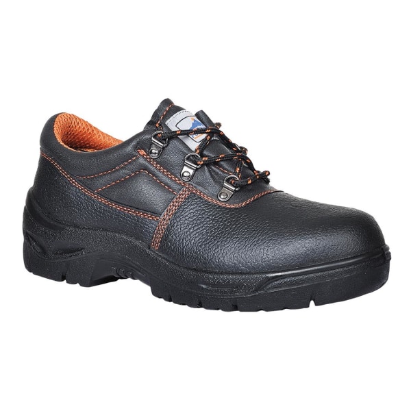 Portwest Mens Steelite Ultra Leather Safety Shoes 10 UK Black Black 10 UK