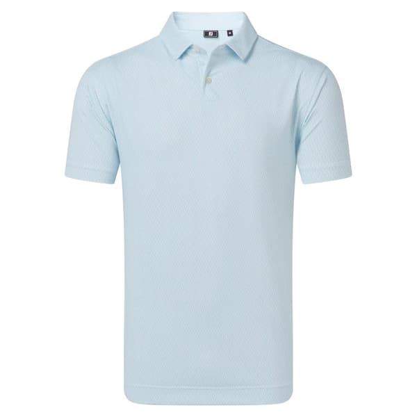 FootJoy Herr Geo Dot Print Pikétröja S Vit White S