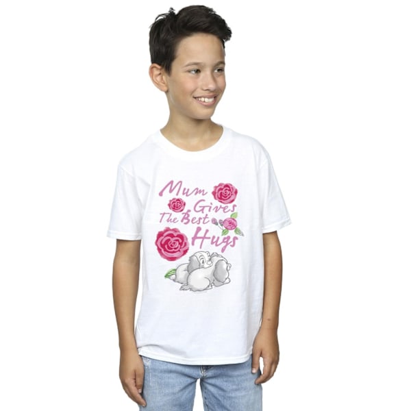 Disney Boys Lady And The Tramp Mum Hugs T-Shirt 5-6 år Vit White 5-6 Years