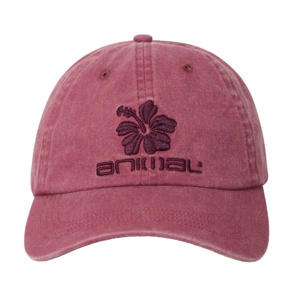Animal Womens/Ladies Emily Logo Ekologisk Baseballkeps One Size B Burgundy One Size