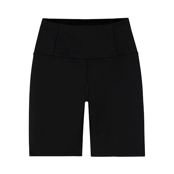 Girlfriend Collective Ribbade Cykelshorts för Kvinnor/Dam XXL Svart Black XXL