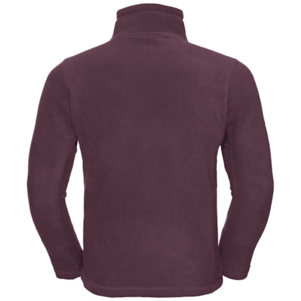 Russell Herr 1/4 Zip Outdoor Fleece Top 2XL Bourgogne Burgundy 2XL