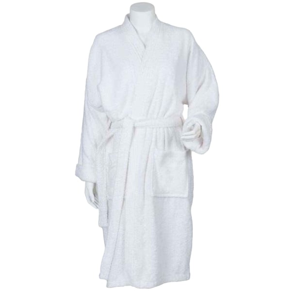 Towel City Dam/Damer Kimono Rock L-XL Vit White L-XL