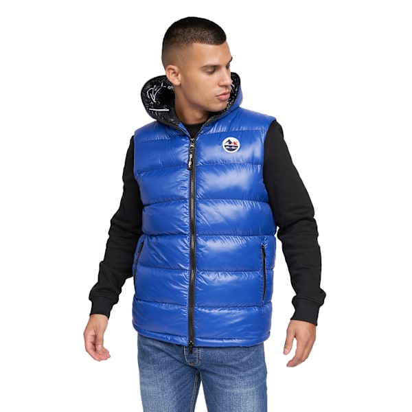 Born Rich Mens Mateo Gilet M Mid Blue Mid Blue M