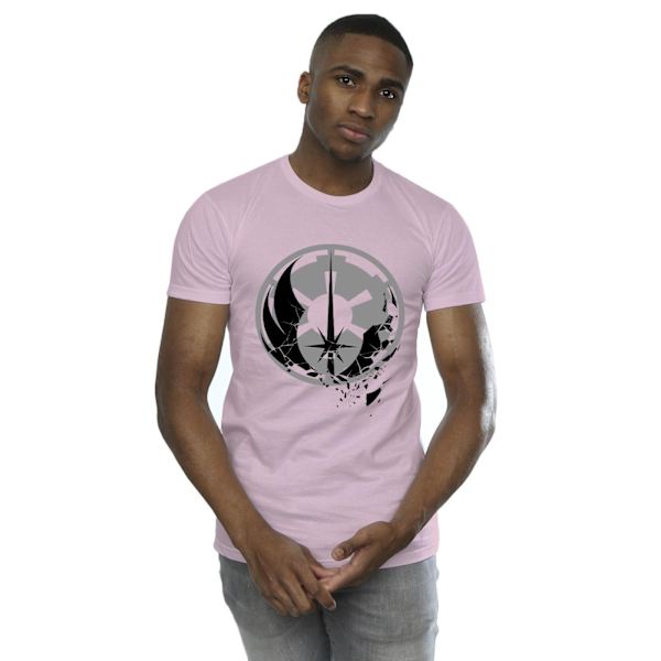 Star Wars Herr Obi-Wan Kenobi Fractured Logos T-shirt XXL Baby Baby Pink XXL
