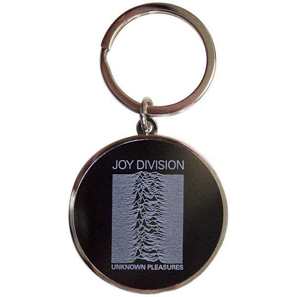 Joy Division Unknown Pleasures Fototryckt Nyckelring One Size Bla Black One Size
