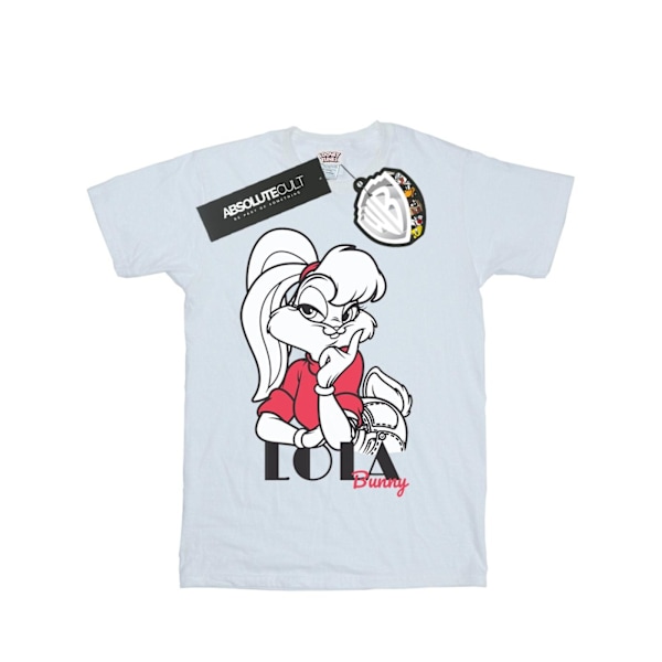 Looney Tunes Girls Lola Bunny Bomull T-shirt 7-8 år Vit White 7-8 Years