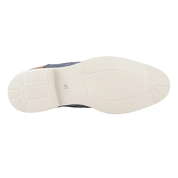 POD Herr Aries Oljat Läder Chukka Boots 7 UK Navy Navy 7 UK
