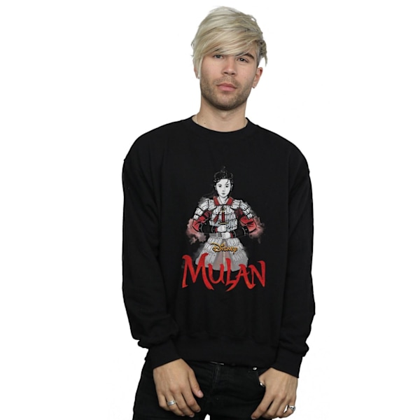 Disney Herr Mulan Film Svärd Pose Sweatshirt XXL Svart Black XXL