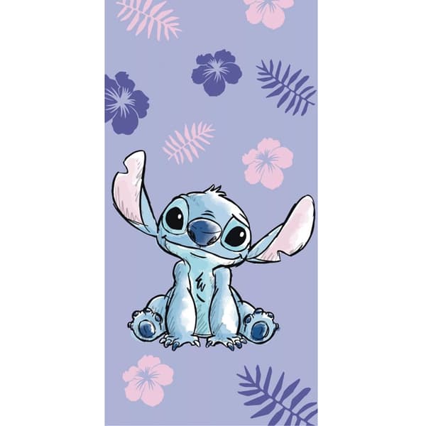 Lilo & Stitch Stitch Strandhandduk One Size Lila Purple One Size