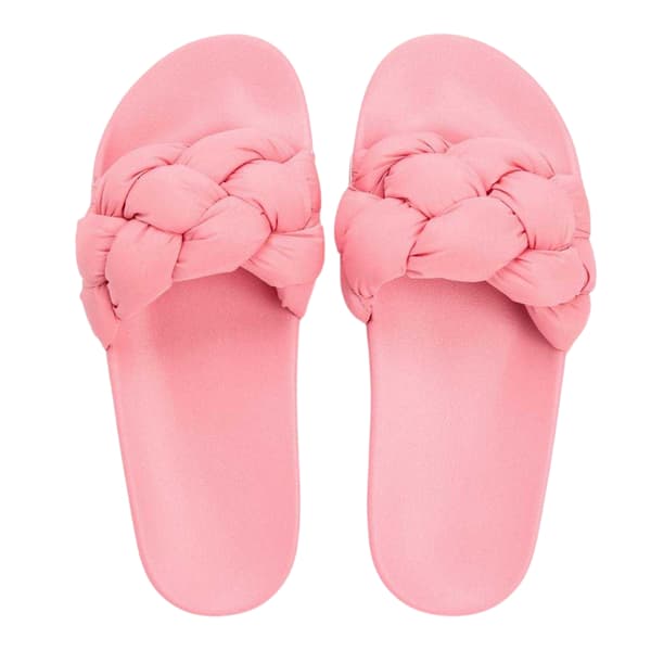 Tommy Jeans flätade tofflor för dam 6 UK rosa Pink 6 UK