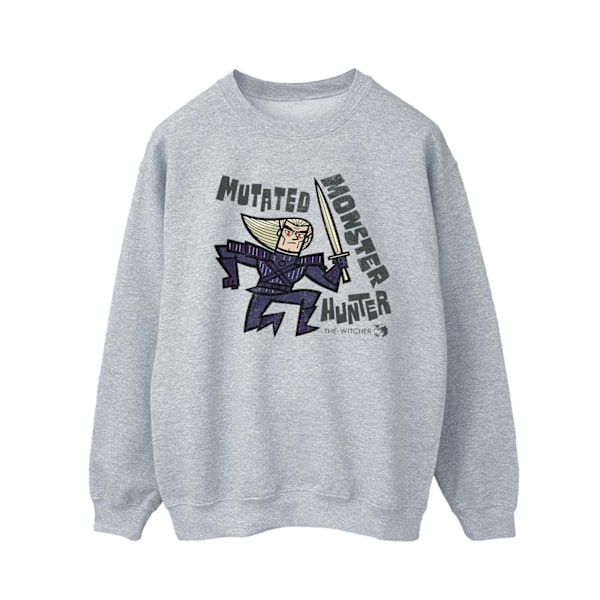 Netflix The Witcher Mutated Hunter Sweatshirt L Sports Grey Sports Grey L