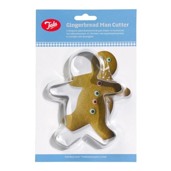 Tala Gingerbread Man Cookie Cutter One Size Silver Silver One Size