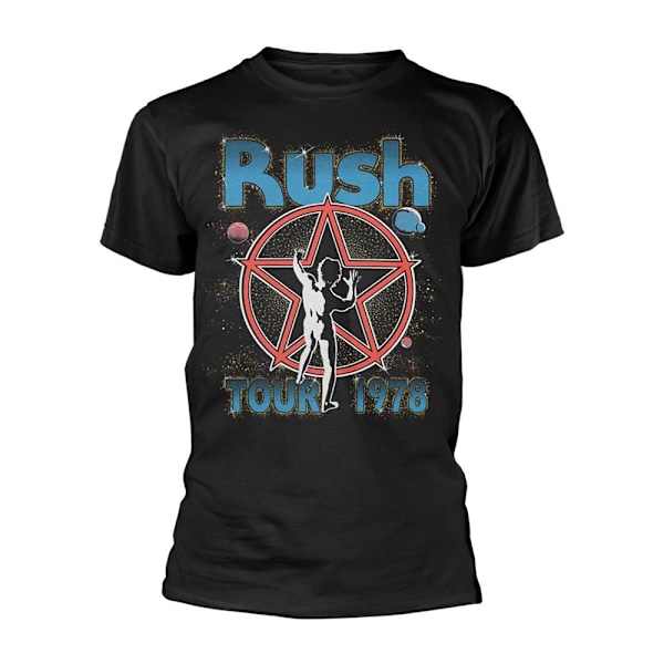 Rush Unisex Adult Vortex T-Shirt S Svart Black S