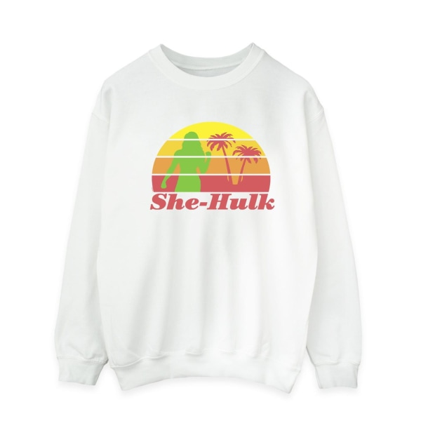 Marvel Mens She-Hulk: Attorney At Law Sunset Flex Sweatshirt 5X White 5XL