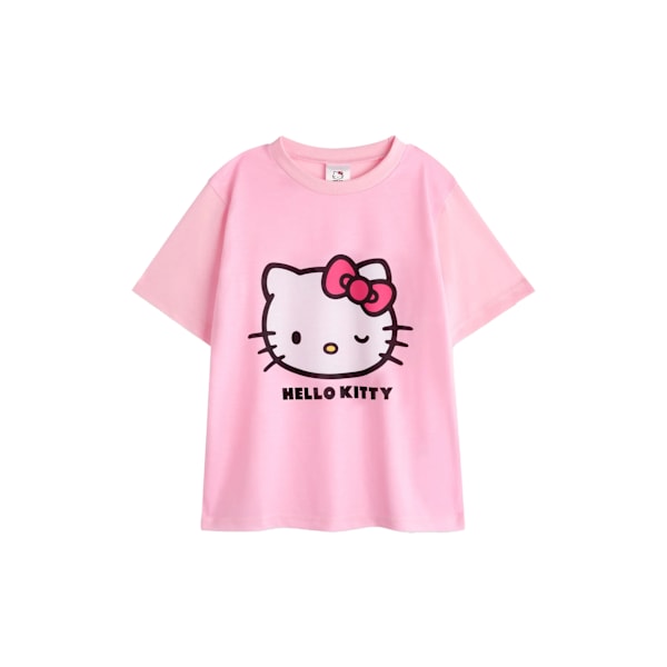 Hello Kitty Flickor Lång Pyjamas Set (2-pack) 3-4 År Blå/Rosa Blue/Pink 3-4 Years