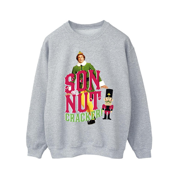 Elf Herr Son Of A Nutcracker Sweatshirt XL Sports Grey Sports Grey XL