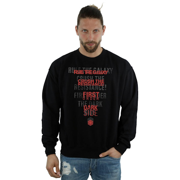 Star Wars The Last Jedi Dark Side Echo Sweatshirt för män 3XL Svart Black 3XL