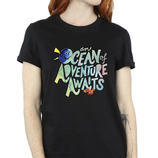 Disney Dam/Kvinnor Finding Dory Ocean Of Adventure Bomull Pojkvän Black 4XL