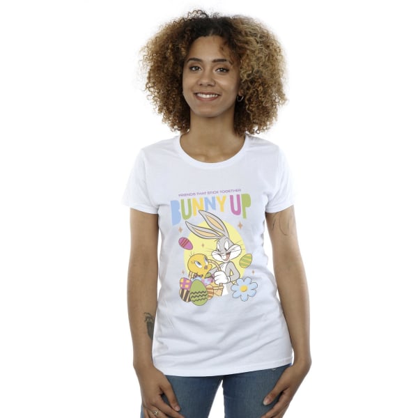 Looney Tunes Dam/Dam Bunny Up bomull T-shirt S Vit White S