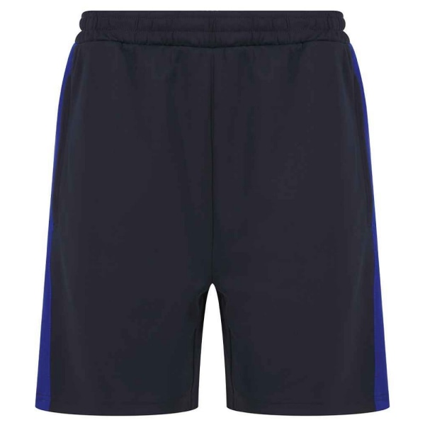 Finden & Hales Knitted Shorts för män S Marin/Royal Blue Navy/Royal Blue S