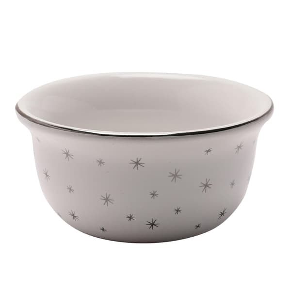 Set med 4 dippskålar, en storlek, vit White One Size